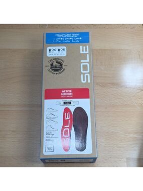 Sole Active Medium Insoles W7.5-8 M5.5-6